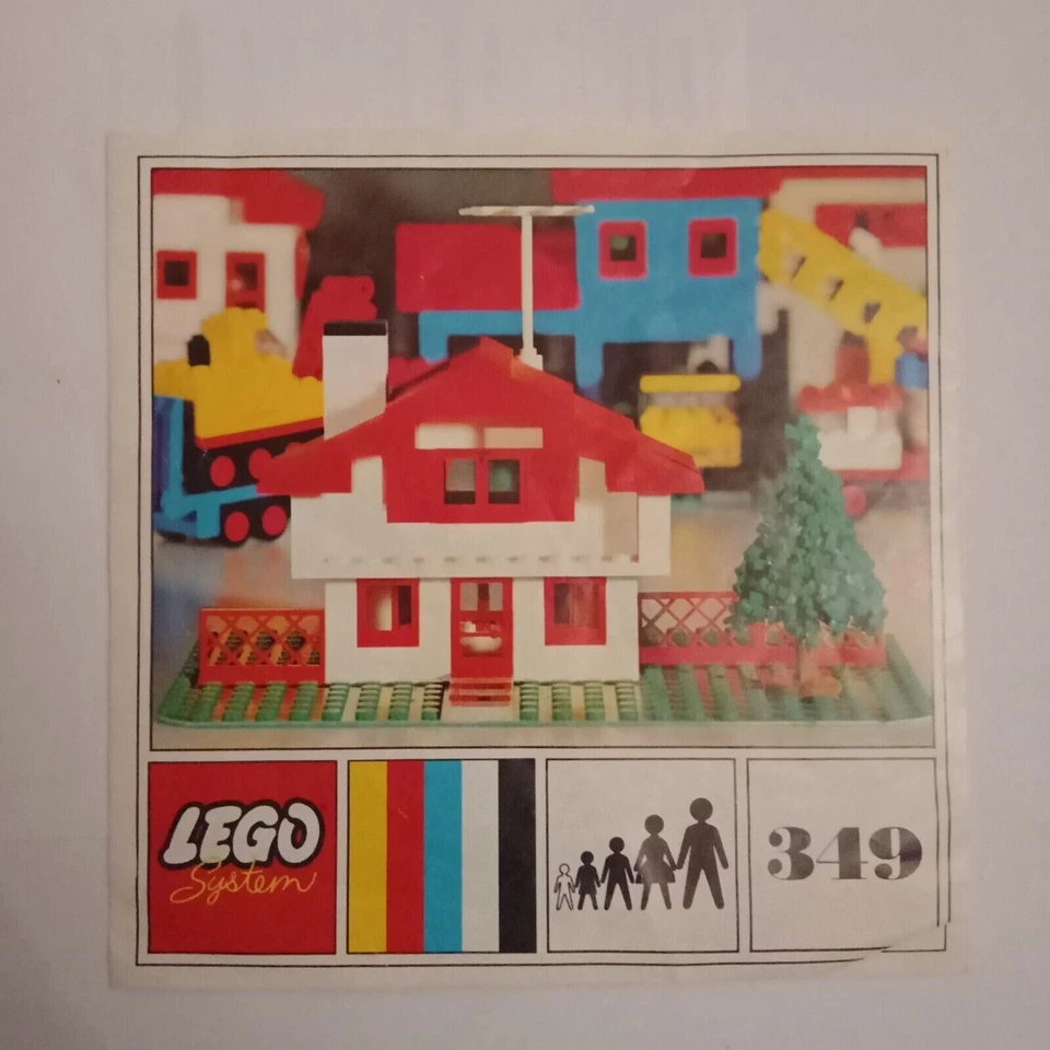 MINI CATALOGO LEGO SYSTEM ANNI SESSANTA NUMERO COD.349 COME FOTO - Immagine 1 di 1