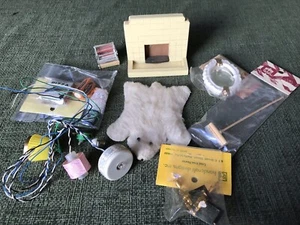 Vintage Doll's House Lights Fireplace Bar Heater 1960s, 70s Joblot O258 - Picture 1 of 10