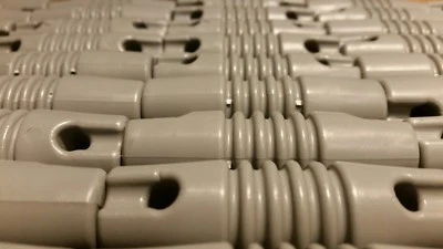 10 GRAY QUALITY NYLON DOG BONE ANTENNA END INSULATORS FAST FREE SHIPPING - Image 1 of 4