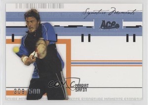 2005 Ace Authentic Signature Series Signature Moments /500 Marat Safin #SM-3