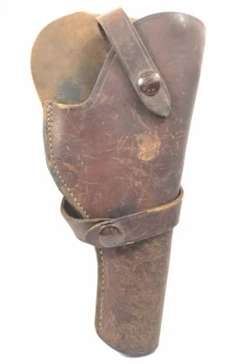 Revólver 2615-LP funda derecha cuero cabeza roja antigua 1204 DB 4 3/4 Foto 1 de 4