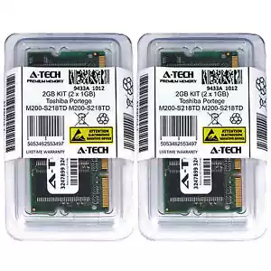 2GB KIT 2 x 1GB Toshiba Portege M200-S218TD M200-S838 M205-S209 Ram Memory - Picture 1 of 1
