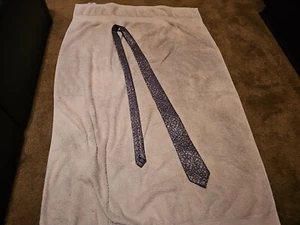 Apt 9 Purple Flower Tie - Picture 1 of 2