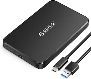 ORICO 2.5 Inch USB C 3.1 Gen1 to SATA 6Gbps HDD/SSD Hard Drive Enclosure Case - Picture 1 of 8