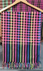 Cambodian Krama scarf handwoven ethical production multiuse