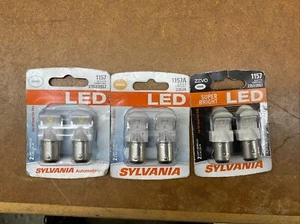 SYLVANIA Turn Signal Light Bulb LED 1157 Blister Pack Twin Rear/Front 1157SL.BP2 - Picture 1 of 4