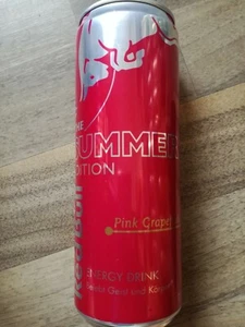 Red Bull Summer Edition Pink Grapefruit energy Drink Dose Full Voll 355ml Can - Bild 1 von 4