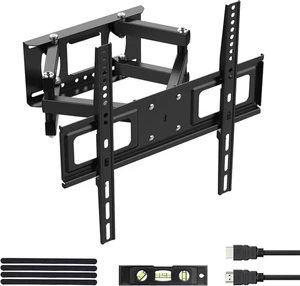 GB1004-1 Supporto TV Parete per 26-65 Pollici Con Doppio Braccio, Staffa TV Gire - Foto 1 di 14