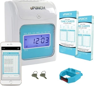 uPunch FN1000 Smart Time Clock System für kleine Unternehmen: Auto Align Punch Clock - Bild 1 von 8