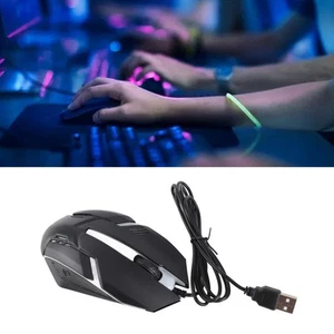 Neu Le Noir Gaming-Maus RGB Glühendes Atemlicht 1600 DPI 3D Scroll-Rad Ergonomi - Bild 1 von 22