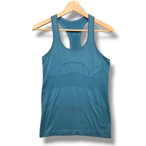 Lululemon Swiftly Tech Racerback Tank Womens 6 Blue Seamless Sleeveless Training - Picture 1 of 7