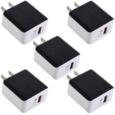 5x Adaptive Fast Charging USB Wall Plug Charger For Samsung Galaxy iPhone Google - Image 1 of 4