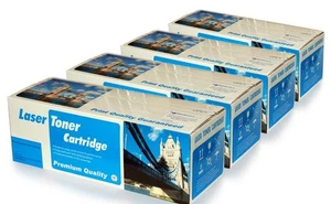 Set of 4 Toner Cartridges Compatible with Samsung CLP350 CLP-350A - Picture 1 of 1