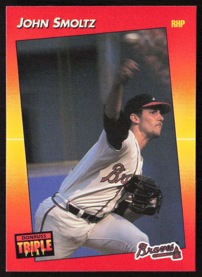 1992 Triple Play John Smoltz #172 Atlanta Braves - Image 1 of 2