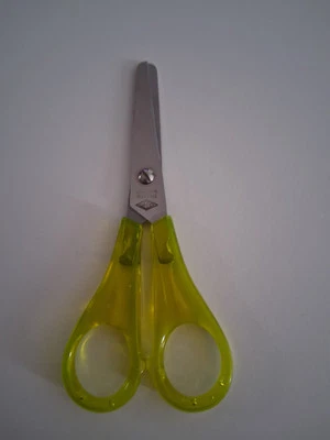 Bastelschere rund Wedo gelb - Bild 1 von 2