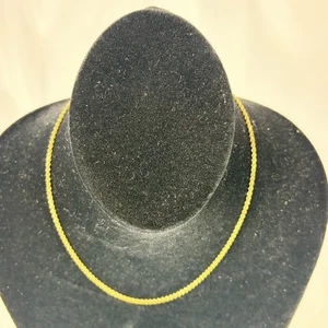 Michael Anthony Twisted Rope 16" Necklace 14K Yellow Gold 4g 1.3mm *ACID TESTED* - Picture 1 of 10