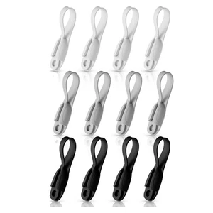 12 Pcs Multifunctional Binding Lanyard for Appliances Black, White, Gray L2Q4 - Afbeelding 1 van 8