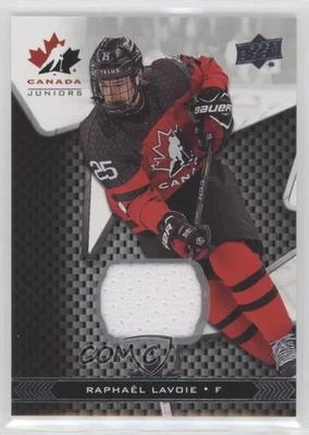 2018 Upper Deck Team Canada Juniors Team Canada Jerseys Raphael Lavoie #35 - Image 1 of 2