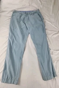 Tommy Hilfiger 32x30 Mens Blue Chino Pants Cotton Straight Leg Casual Bangladesh - Picture 1 of 13