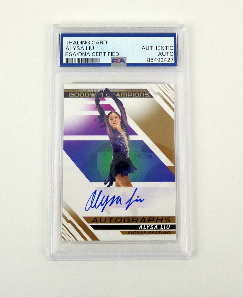 Alysa Liu USA 2026 Olympics Skating Signed Upperdeck Rookie Card PSA/DNA COA B - Image 1 of 1