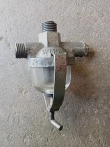 WIPAC fuel tap and filter / glass sediment bowl JAP BSA VILLIERS PETTER engine. - Picture 1 of 5
