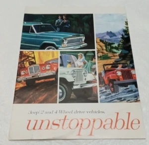 1965 Unstoppable 2WD 4WD Jeep Full Product Brochure Wagoneer Gladiator Panel Fc2 - Picture 1 of 10
