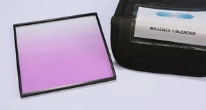 Formatt Hitech 4x4 Glass Filter. Magenta Blender - Picture 1 of 2
