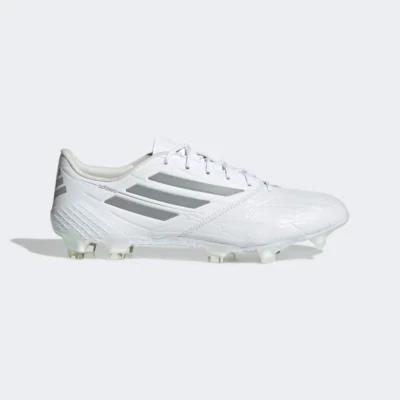 Adidas F50 Adizero IV Leather Mens FG Cloud White/Silver GX3911 SIZE 9 - Image 1 of 4