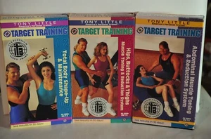 Tony Little, Total Body shape up, 3 tapes, exercise, fitness VHS tape - Imagen 1 de 6