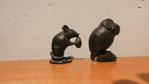 WRL Bronze Figurines Owl and a Mouse museum replica - Picture 1 of 3