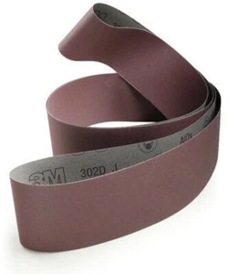 40% OFF 26 Each 3M 302D 4"x118" P180 Grit J-Weight Cloth Belt Flexible 33873 - Picture 1 of 1