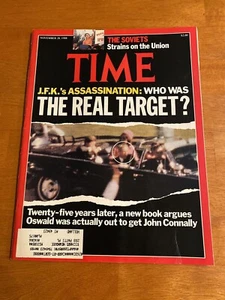 Time Magazine, November 28, 1988, "J.F.K.'s Assassination: The Real Target?"  - Bild 1 von 2