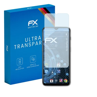 atFoliX 3x Screen Protection Film for OnePlus 6T Screen Protector clear - Image 1 of 4