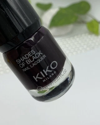 KIKO Milano SHADES OF BLACK Nail Lacquer Nagellack Nr. 002 10ml *neu* 🍇 - Bild 1 von 3