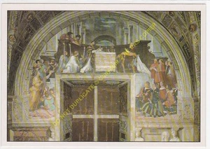 CP TABLEAU ART RAFFAELLO SANZIO RAPHËL La Messe de Bolsena - Bild 1 von 2
