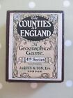 THE COUNTIES OF ENGLAND CARD GAME BY JAQUES & SON VINTAGE 4th SERIES