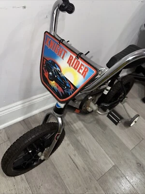 Bicicleta Coleco 1987 SEARS KNIGHT RIDER KITT Original David Hasselhoff 🔥 Foto 1 de 4