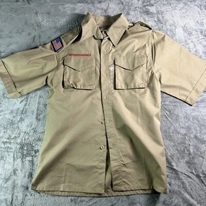 Boy Scout YOUTH L VENTED Official MICROFIBER Uniform SOFT Quick Dry Shirt NWT - Picture 1 of 9
