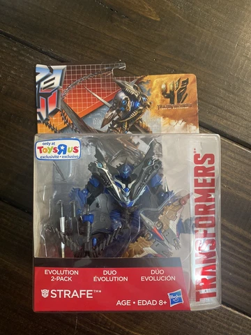 Transformers Age of Extinction Toys R Us Exclusive - Strafe Evolution 2 Pack Cover