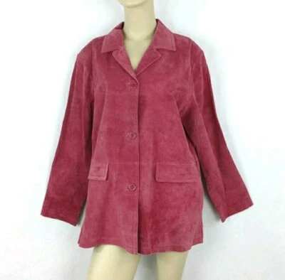 BRAND NEW SUEDE Leather Blazer Jacket Jessica Holbrook - Image 1 of 4