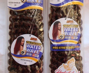 "TRENZA CROCHET AFRO SENS COLOR 30 MED MARRÓN ONDA DE AGUA 22"" o 14"" COMPRA MÁS Y AHORRA" - Imagen 1 de 5