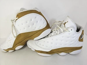 Nike Air Jordan Retro 13 Shoes Wheat White  Men's Size 9 414571-171 PLEASE READ - Picture 1 of 11