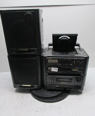Sharp GX-CD63(BK) - For Parts/Repair - Bad CD Player - Image 1 of 4