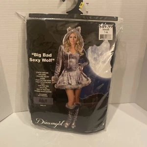 Dreamgirl BIG BAD SEXY WOLF Werewolf Grey Cosplay Halloween Costume Small - Picture 1 of 6