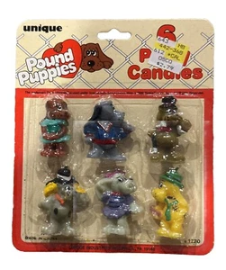 RARE VINTAGE TONKA POUND PUPPIES PARTY CANDLES (s) - Picture 1 of 3