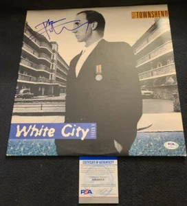 PETE TOWNSHEND SIGNED WHITE CITY VINYL THE WHO PSADNA AUTHENTICATED #AH48653 WOW - Picture 1 of 4