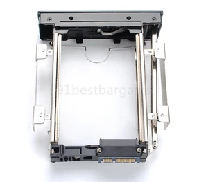 5.25" Bay Adapter to 3.5" Internal Hard Disk Mobile Rack for SSD HDD Hot-Swap - Picture 1 of 8