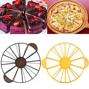 Round Cake Piece Slicer Equal Cake Portion Marker Divider Cutter Birthday Party - Picture 1 of 7