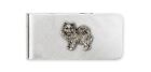 Pomeranian Money Clip Handmade Sterling Silver Dog Jewelry PM20-MC