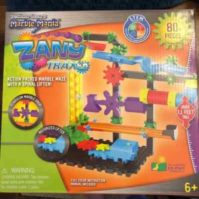 NEW Techno Gears Marble Mania STEM Construction Set Zany Trax 4.0 Unopened  - Image 1 of 2